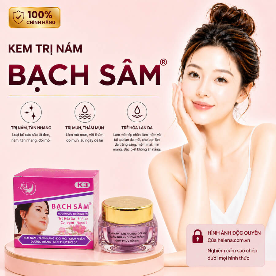 kem bạch sâm k3