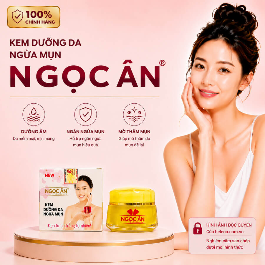 Kem Ngọc Ân Dưỡng Da, Ngừa Mụn 10g