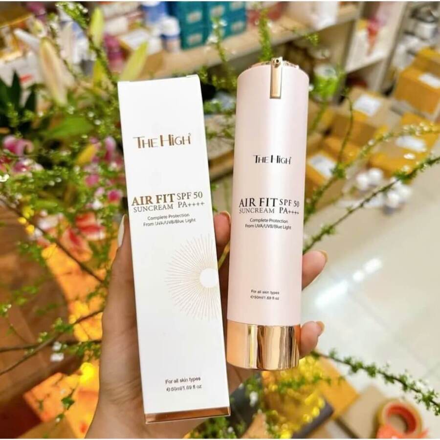Kem Chống Nắng The High Air Fit Spf50+ bảo vệ da tối ưu mùa nắng nóng