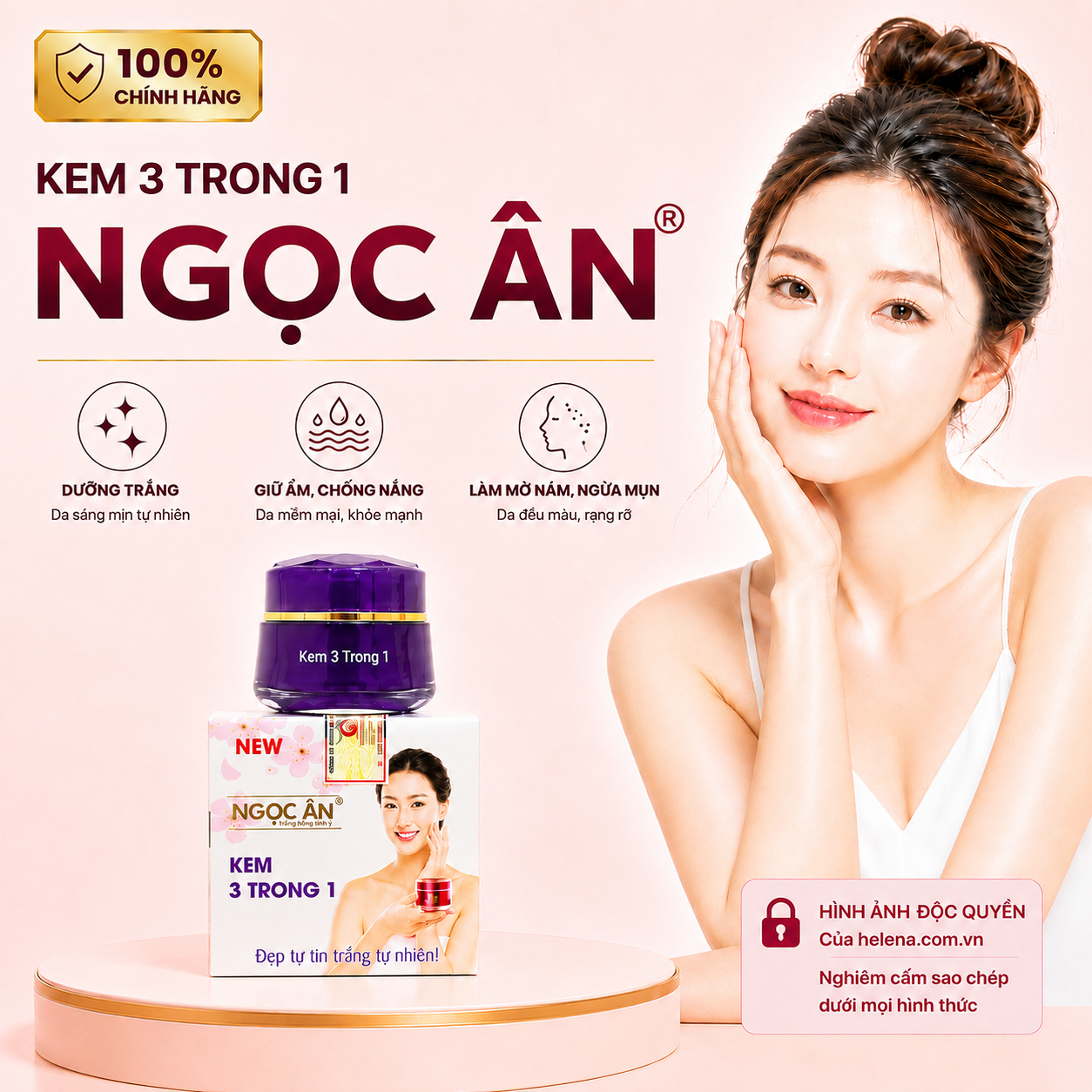 Kem 3 Trong 1 Ngọc Ân 10g