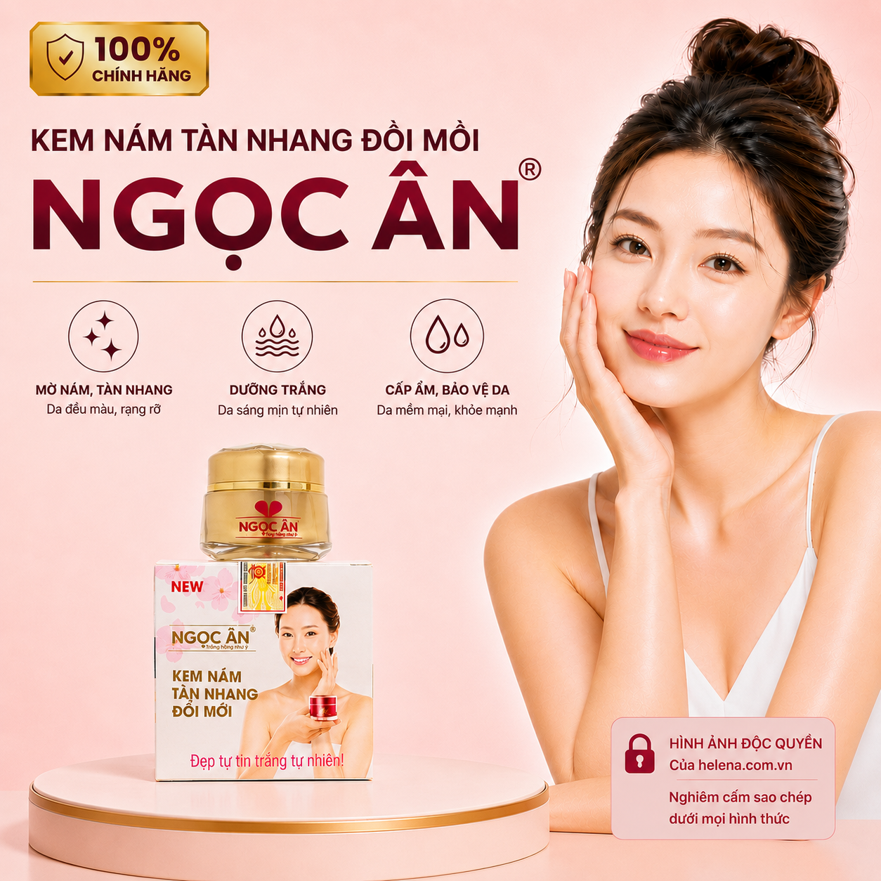 Kem Nám, Tàn Nhang, Đồi Mồi Ngọc Ân 10g